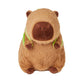 Wanwu World Capybara Plush 9 Inch Capybara Stuffed Animal Cute Stuffed Capybara Toy With Turtle Backpack Soft Plushies Capybara