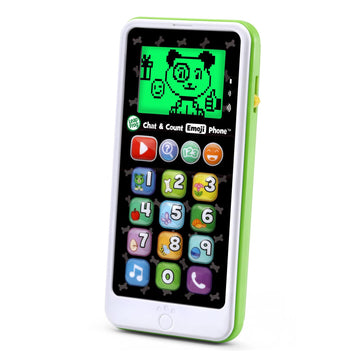 Leapfrog Chat And Count Emoji Phone, Green
