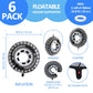 Deermon 30 Inch Black Car Wheel Tire Party Balloons, Classic Large Racing Car Hot Wheels Mylar Foil Balloon For Men and Boys Rac