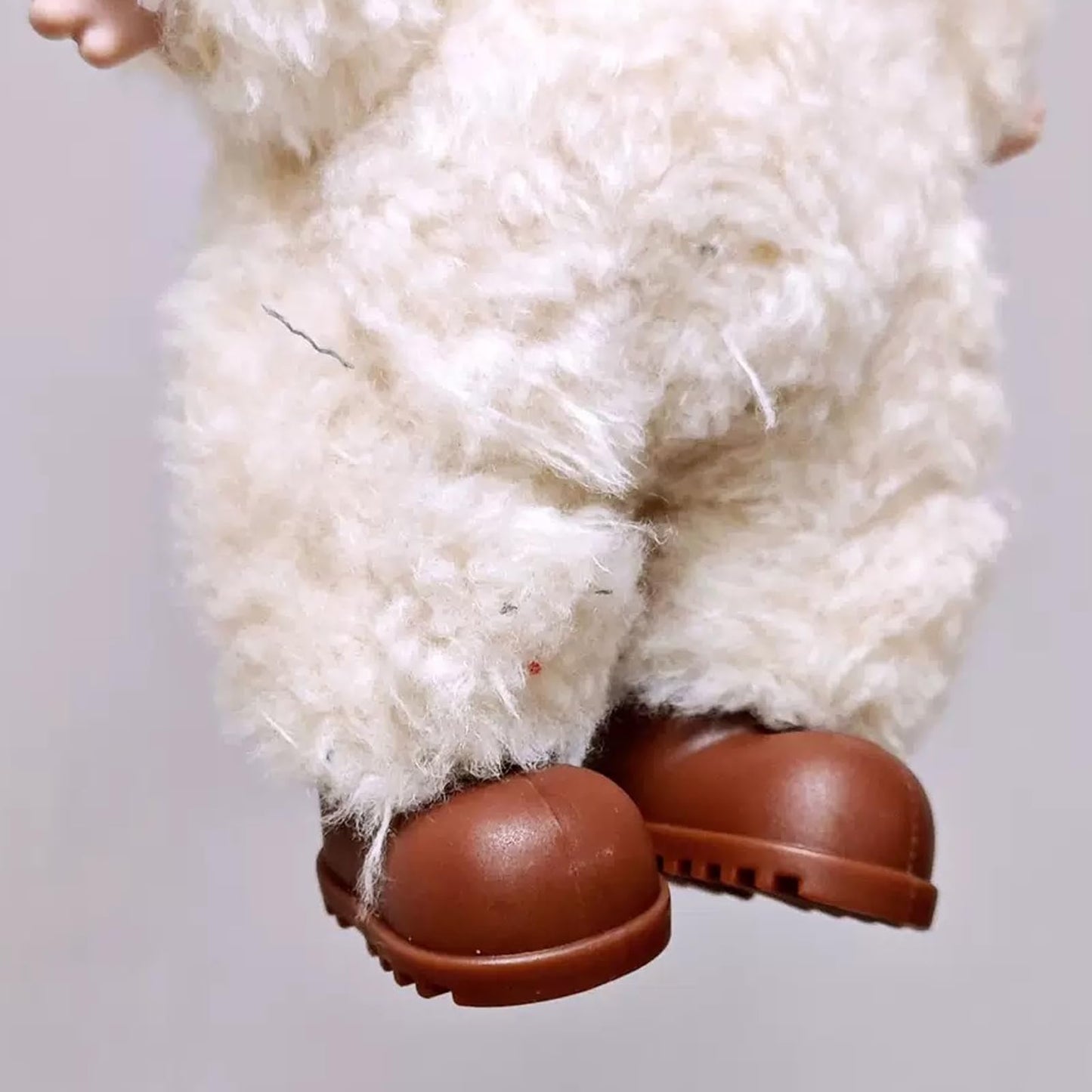 Sunla Doll Shoes For 17Cm Doll, Cute Mini Shoes Accessories For 17Cm Dolls Sitting Standing Series, Silicone Doll Rain Shoes Boo