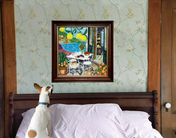 Eeboo: Piece And Love Cats In Positano 1000 Piece Square Adult Jigsaw Puzzle, Puzzle For Adults And Families, Glossy, Sturdy Pieces And Minimal Puzzle Dust