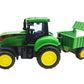 Deoxy Agriculture Farm Tractor Kids Toys With Trolley, And Friction Powered Truck Toy For Kids