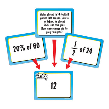 Eai Education Math Stacks Equivalency & Proportional Relationships Game: Grades 6-8