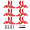 12 Pcs Avata 2 Propellers for DJI Avata 2 Accessories,Low-Noise Blades Props Wings Replacement Blades Accessories (Red)