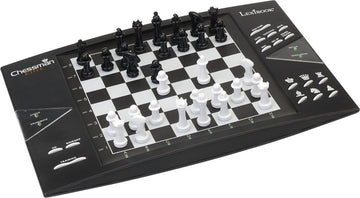 Lexibook  Chessman advanced  Interactive Electronic Chess Game +  64 Levels of Difficulty  LEDs  Family Child Board Game  Black/White  CG1300