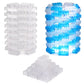 Feleph 2X4 Bricks X320 Pieces Transparent Clear Parts Classic Building Kit Creative Play Set Blocks Toy Basic Accessories Compatible With 3001 Major Brands (Trans-Clear)