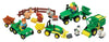 John Deere Fun On The Farm Playset - Includes John Deere Tractor Toys, Farm Animal Toys, Wagon, And Fencing - Kids Farm Toys - Toddler Toys Ages 12 Months And Up