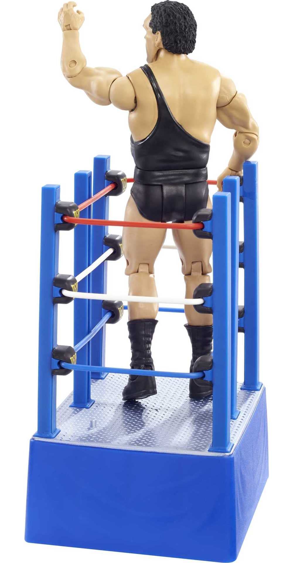 Wwe Wrestlemania Moments Andre The Giant 6 Inch Action Figure Ring Cart With Rolling Wheelscollectible Gift For Wwe Fans Ages 6 Years Old And Up