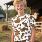 Cosland Cowboy Shirt For Boys Kids Animal Costume, Large