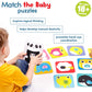 Banana Panda Match The Baby Toddler Puzzles And Matching Activity - Set Includes 12 Large 2-Piece Beginner Puzzles With Round Elements To Mix And Match - For Kids Ages 18 Months And Up