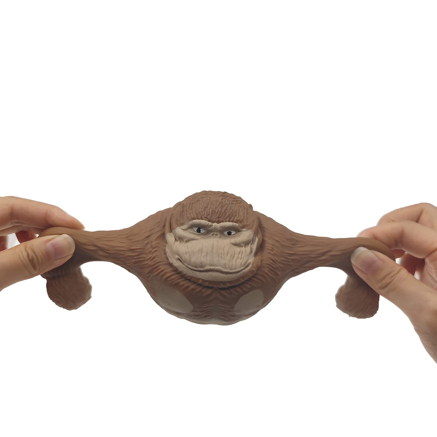 Funny Brown Monkey Toy, Figure For Kids And Adults, Stretch Gorilla Toy, Decompress And Squeeze Stress Toy , Stress Relief Toy For Children And Adults Sensory Toy, Gift For Easter