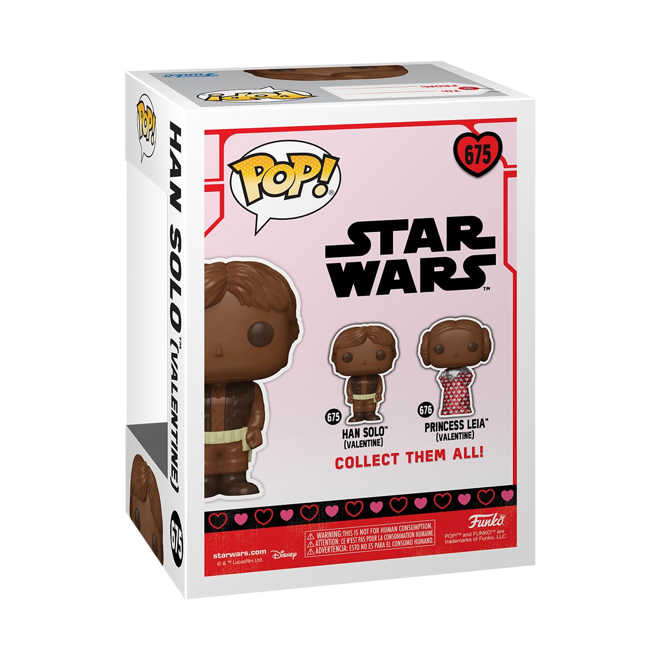 Funko Pop! Star Wars: Valentines, Han Solo - Collectable Vinyl Figure - Gift Idea - Official Merchandise - For Kids & Adults - M