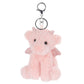 Apricot Lamb Cute Toys Plush Pink Dragon Dinosaur Stuffed Animal Soft Keychain For Kids Bag, Purse, Backpack, Handbag (Pink Drag