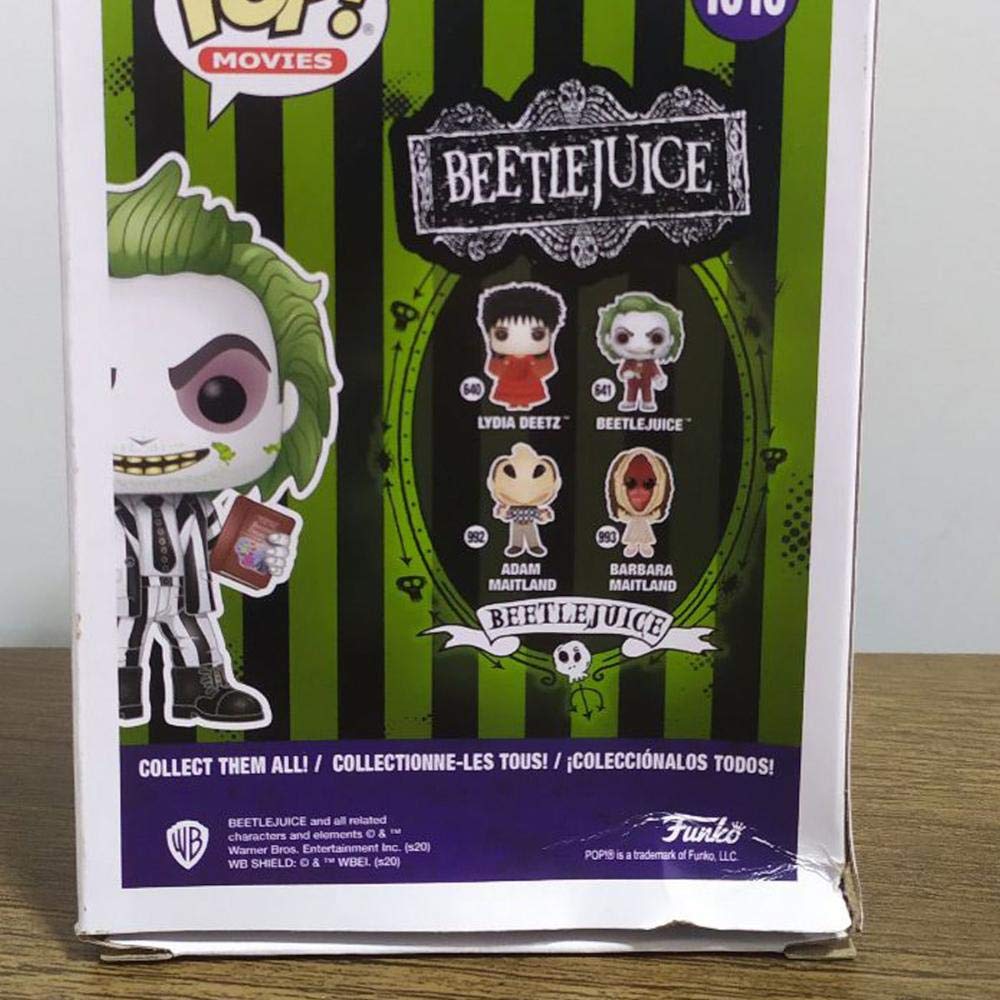 Funko POP! Movies Beetlejuice #1010 GITD NYCC 2020 Exclusive - Multicolor Vinyl Collectible