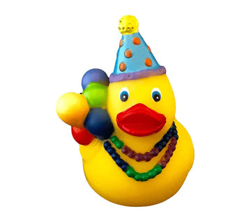 3'' Party Rubber Duck [Floats Upright] - Baby Safe Bathtub Bathing Toy