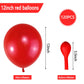 120 Pack Pearl Red Balloons, Bright 12 Inch Royal Red Latex Party Balloons For Birthday Wedding Baby Shower Halloween.