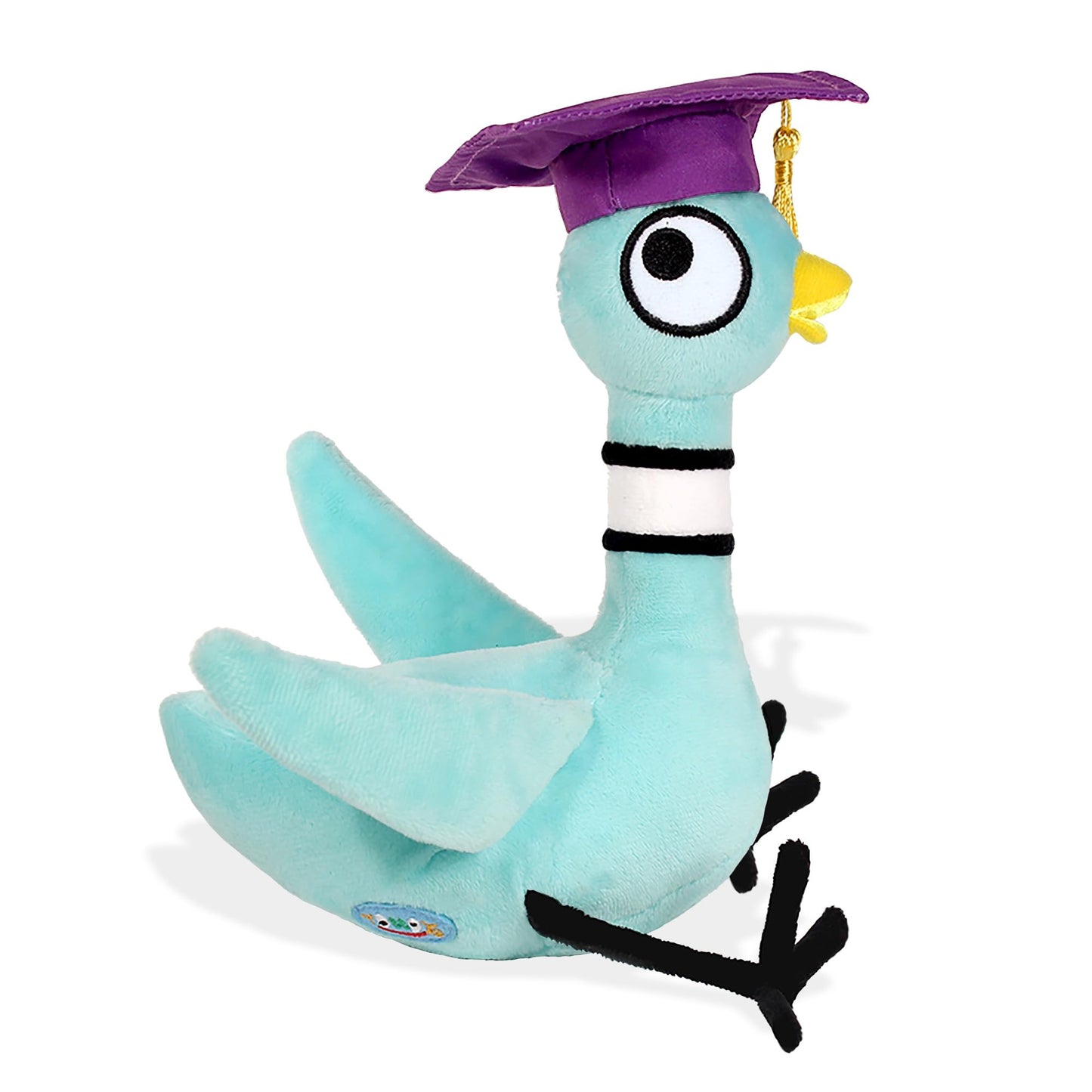 YOTTOY Plush Toy | Mo Willems Pigeon Graduation | 6.5” Polyester Stuffed Animal | Model 681