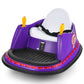 Costzon Bumper Car, 12V Electric Toddler Bumping Car (Purple)