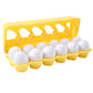 Dimple Fun Easter Egg Matching Toy Set (12 Eggs) - Toddler Stem Easter Basket Stuffers, Shape Recognition & Color Sorting Toys, Educational Easter Eggs For Kids, Play Egg Puzzle Set