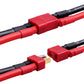 Hobbypark RC Battery/Charger Adapter Connector for Traxxas to Deans T Plug, 12AWG Wire, Model 66-9154