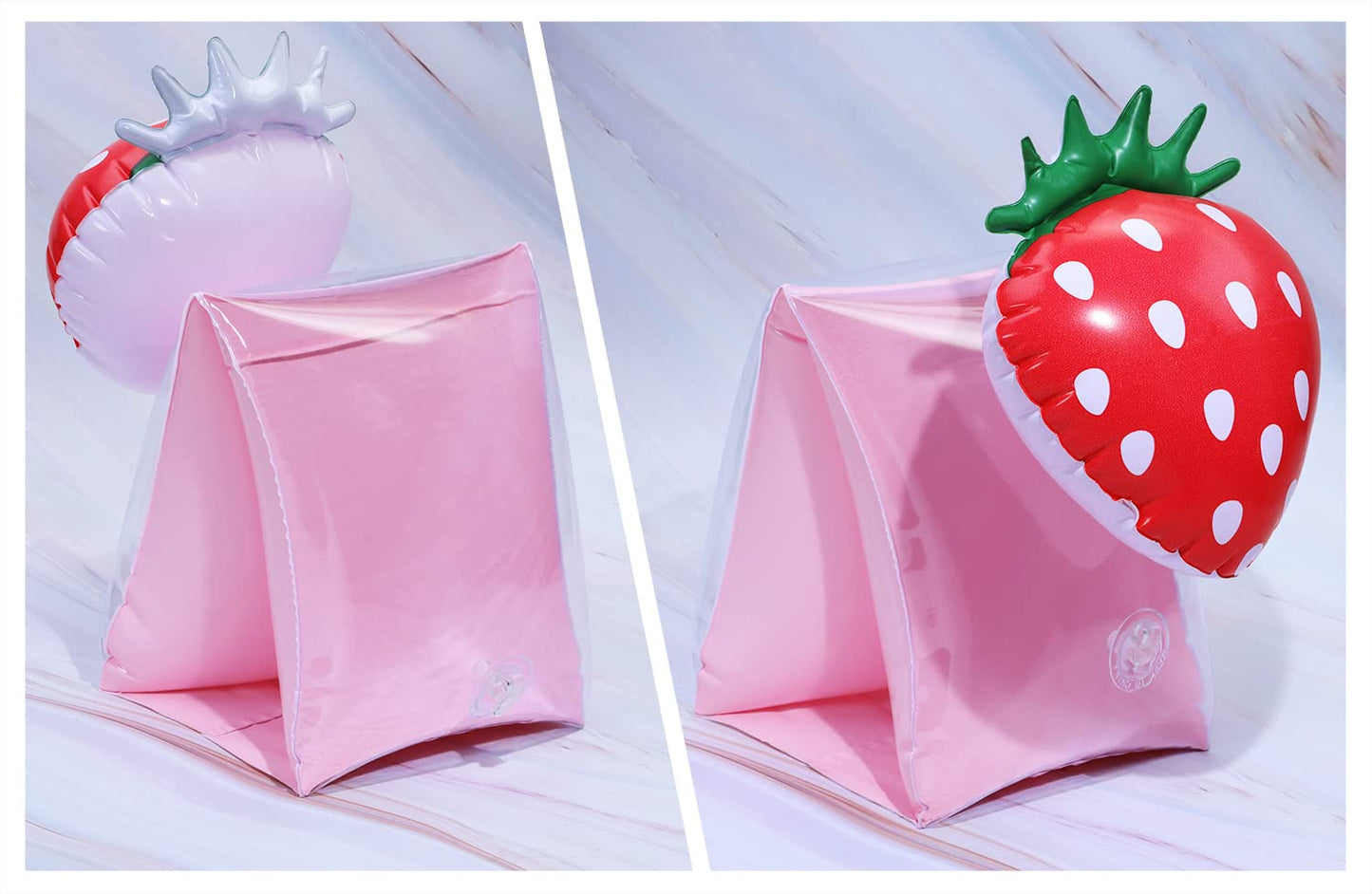 Swim Arm Floats Penta Angel 2Pcs Pvc Cute Cartoon Inflatable Arm Band Flotation Sleeves Tubes Blow Up Water Rings For Summer Out