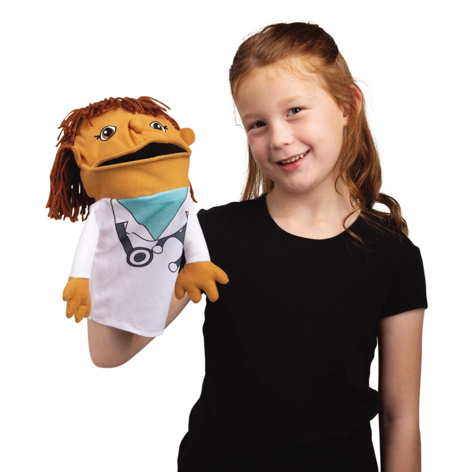 Dirct Line Puppet Community Helper Hand Puppets - Educational - Teaching Supplies - 4 Pu ...