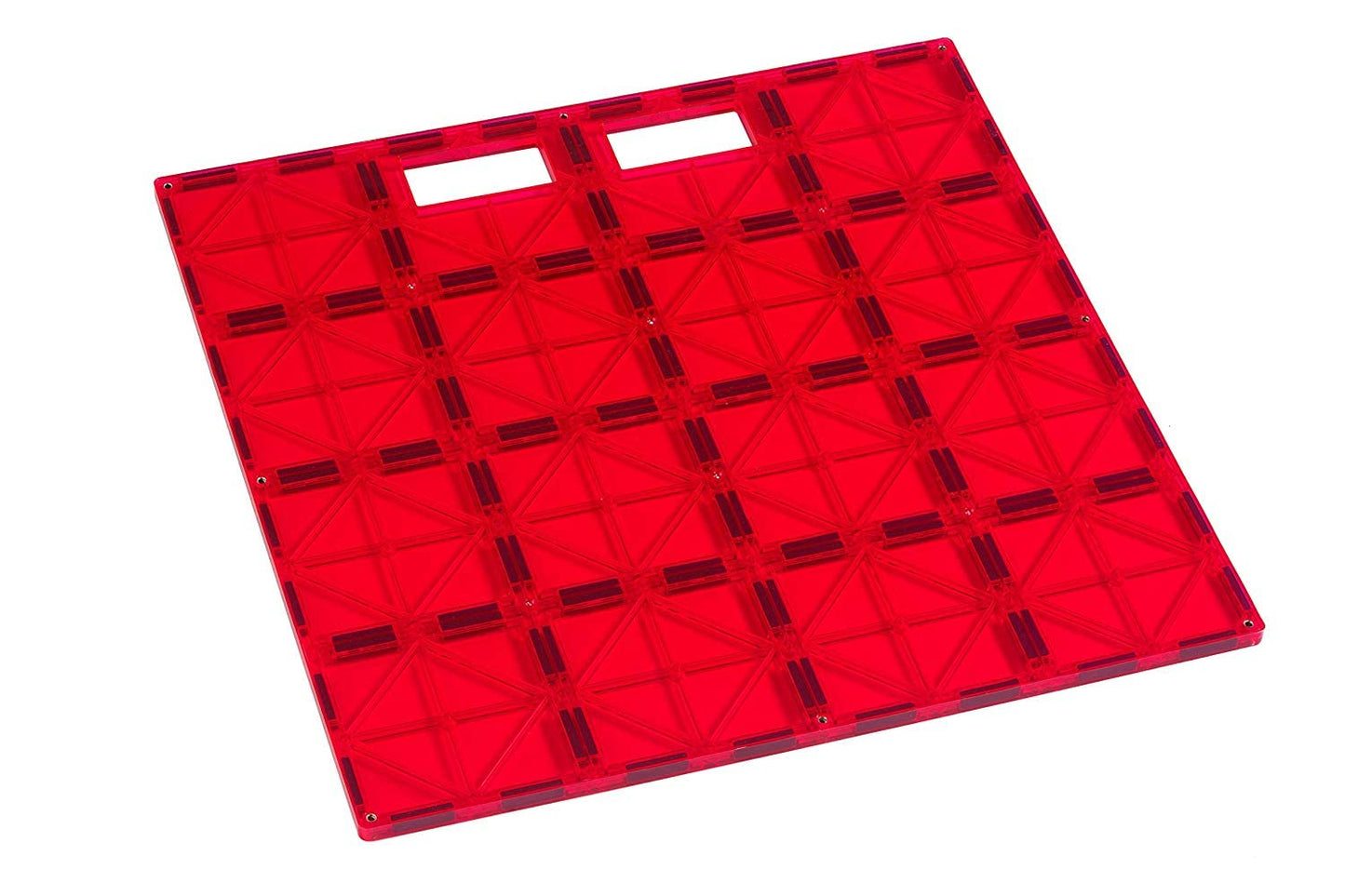 Playmags Super Durable Building Stabilizer Set, Works with All Magnet Tiles, Multicolor, Model 172, Fits 1-12"x12" & 4-6"x6"