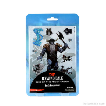 Wizkids D&D Idols Of The Realms: Icewind Dale Rime Of The Frostmaiden - Frost Giant - 2D Set