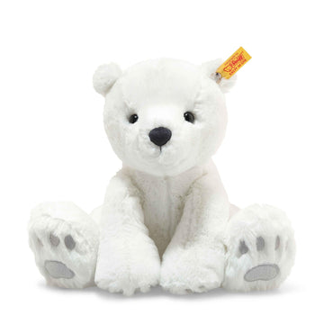 Steiff Lasse Polar Bear Plush Stuffed Animal Toy Friend, White, 11