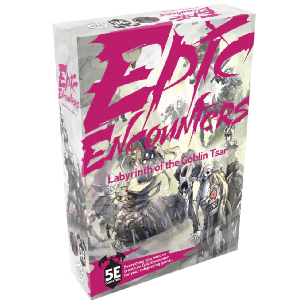 Steamforged Games Epic Encounters: Labyrinth Of The Goblin Tsar – 20 Unpainted Miniatures Compatible With Dnd Dungeons And Dragons And Other Tabletop Rpg Ttrpg Games