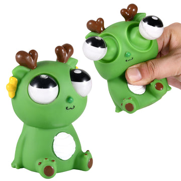 Oricraft Magic Dinosaur With Exploded Eyeballs Stress Out Toy Surprise Exploding Eyeball Dinosaur For Anxiety Relief, Squeeze Out The Surprises