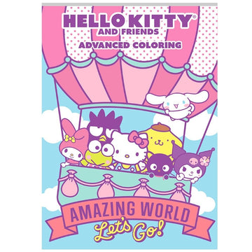 Bendon Hello Kitty And Friends Advanced Coloring Book (Amazing World Let'S Go)