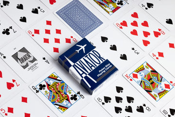 Aviator Playing Cards, 12 Pack, Standard Index Card Decks, Red