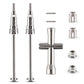 Haiboxing 1/18 Rc Cars Spare Parts Metal Front Universal Shafts & Metal Diff. Cups & Pins & Lock Nut M3 M1884 Apply To 2021 New
