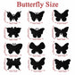 Kukiwhy 24 PCS Rainbow Spring Butterfly Crafts Scratch Cards,Party Favors DIY Birthday Gift Supplies for Kids, 12 Styles