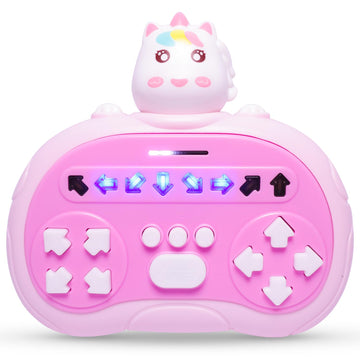 Hand-Held Rhythm Master Dance Machine Educational Toys For 3-12 Kids,New Stress Relief Toys Adults,Kids' Handheld Games (Pony)