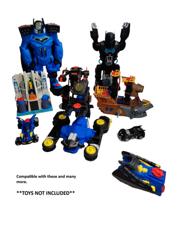 Replacement Discs Projectiles Missiles Bullets For Fisher Price Imaginext Dc Super Friends (Yellow 5 Discs 5 Projectiles)