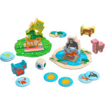 Haba My Very First Games - Animal Upon Animal Junior: Toddler Stacking Game For Preschool Learning Activities & Fun Family Games For Ages 2+