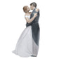 Nao Porcelain Figurine Of A Wedding Couple A Kiss Forever. Decorative Groom And Bride Wedding In Glossy Porcelain.