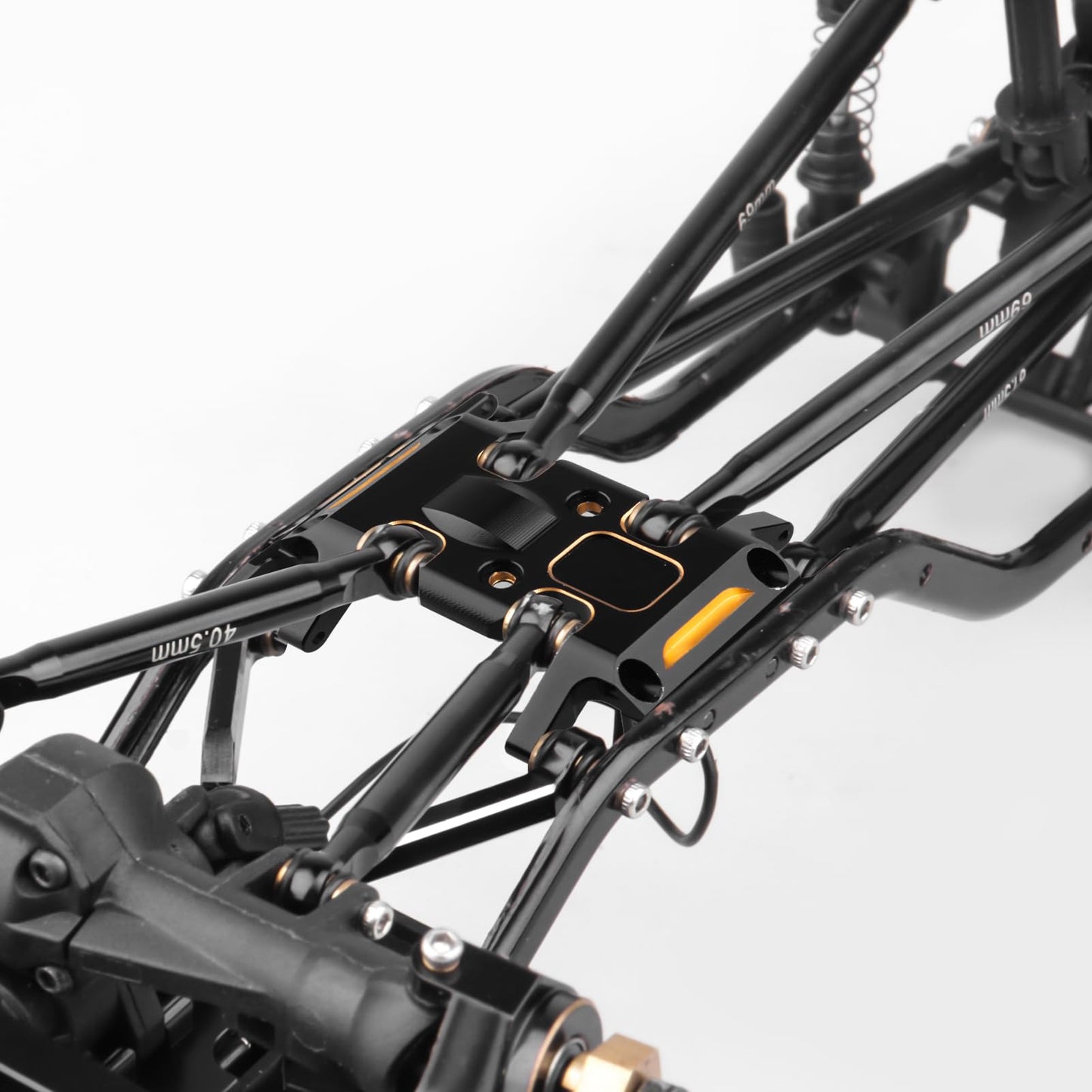 Aluminum Gearbox Mount Transmission Skid Plate For Axial Scx24 Axi90081 Upgrades Parts 1/24 Rc Crawler Car