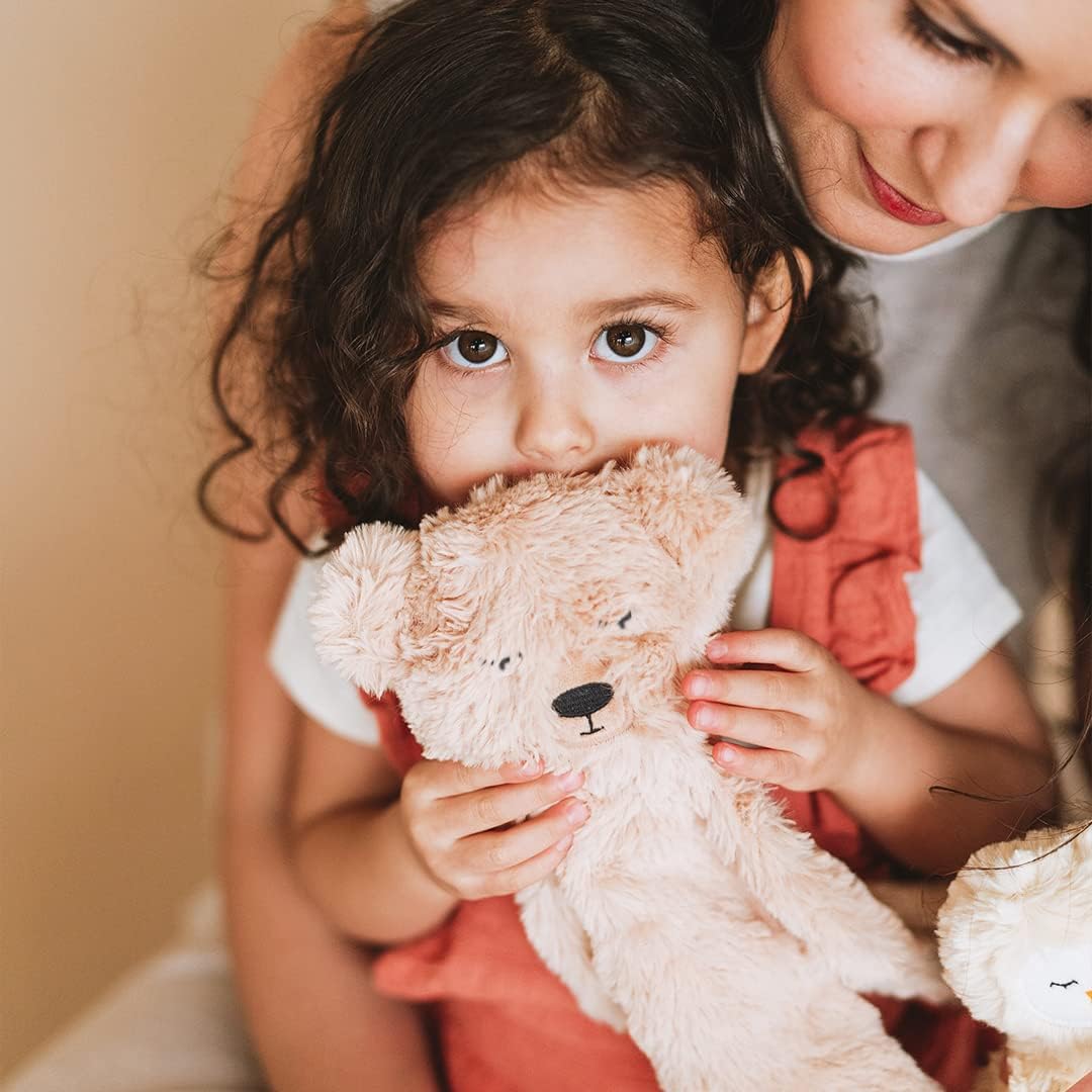 Slumberkins Honey Bear Snuggler Bundle with 2 Board Books | Promotes Gratitude & Sharing | Ideal Social Emotional Tools for Ages 0+