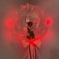 Red Led Balloons 6Set Light Up Balloons Clear Bobo Balloons With String Lights For Party, Birthday, Anniversary, Wedding (Red)