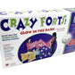 Everest Toys Crazy Forts - 69 Piece Glow In The Dark Fort Building Kit For Kids 5, 6, 7, 8 - Buildable Indoor/Outdoor Kids Diy Stem Toys - 1 Box, 69Pcs