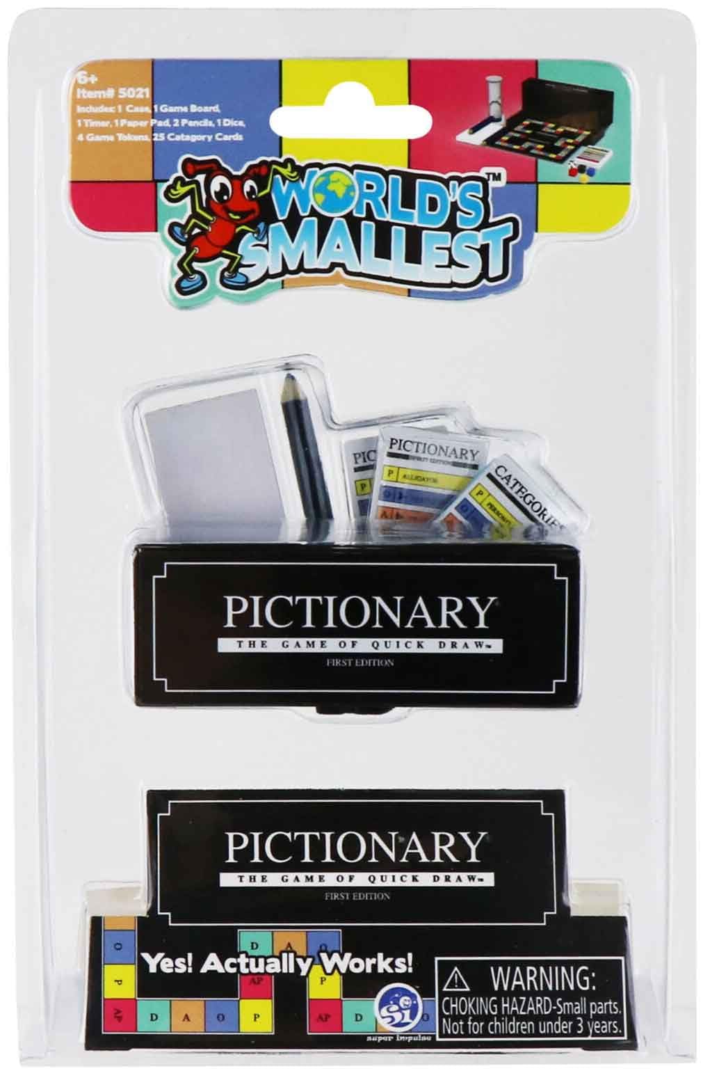 World's Smallest Pictionary Game - Compact Plastic Fun - Model 5021