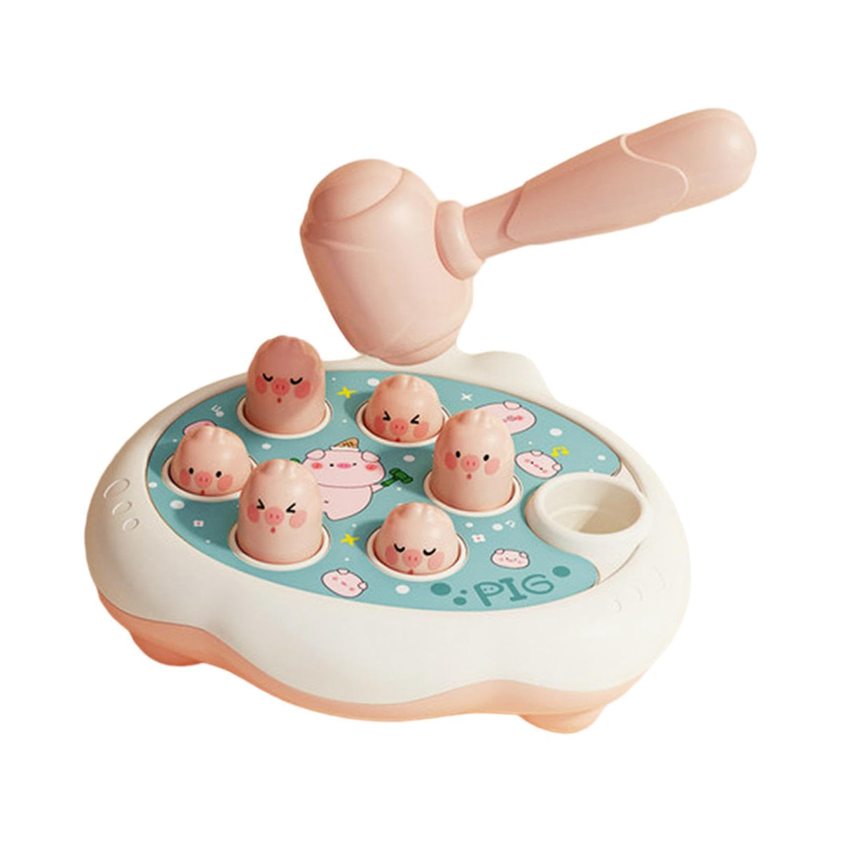 Ilsmysutra Baby Whack Game Early Developmental Toy For Cooperation Competition Reaction Pig