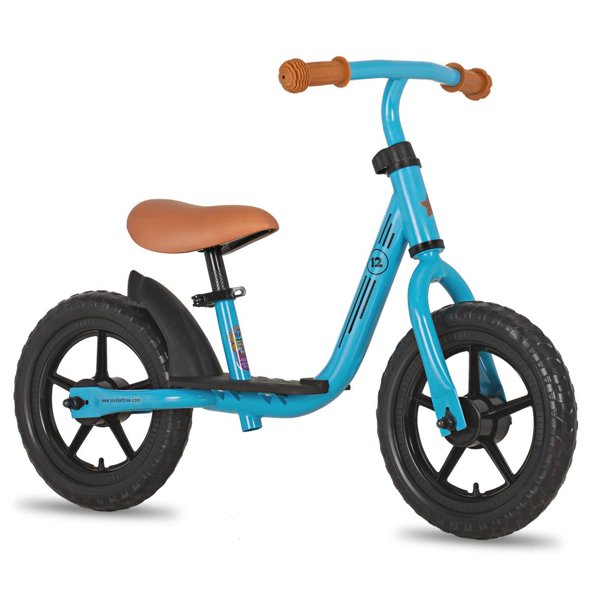Joystar 12 Inch Kids Balance Bike For 3 4 5 Year Old Boys Girls 12' Child Glider Bicycles Training Bikes Without Pedal Push Bike For Children Toddler Birthday Gifts Presents Blue