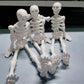 T13 Skeleton Action Figure  Movable Articulated Human Skeleton  5.12-in Action Figure Wearing Multiple Sets of   Can Be Painted  Suitable for Collectors As Desktop Decorations (3pcs)