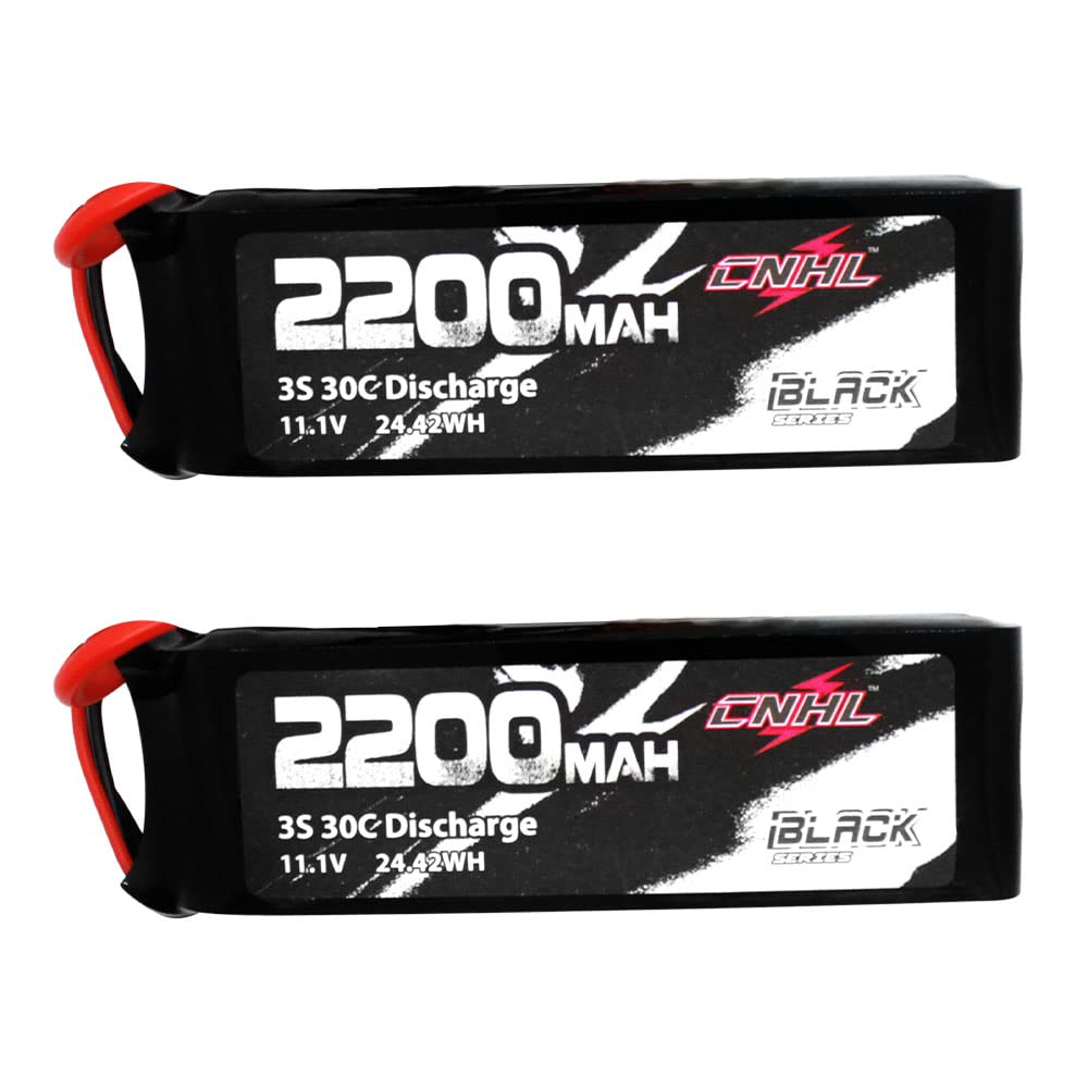 CNHL 2200mAh 3S Lipo Battery 30C 11.1V lipo Battery with XT60 for RC Airplane RC Quadcopter RC Evader BX Car RC Truggy RC Truck 
