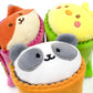 Anirollz Stuffed Animal Plush Toy - Official Top Ramen Blanket Outfitz Doll | Soft, Squishy, Warm, Cute, Comfort, Safe| Birthday Gift Fox In Shrimp Flavor Top Ramen Noodle Foxiroll 6”