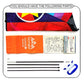 Honbo 58' Fighter Plane Kites For Kids Easy To Fly, Kite For Adults, With Kite Reel And 200Ft String, Beginner Kite For Beach Trip